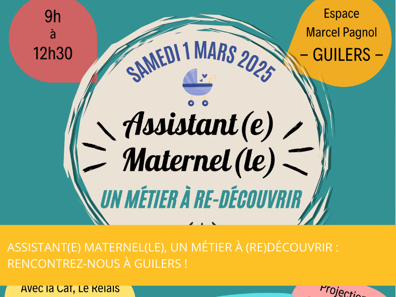 Assistant(e) Maternel(le), un métier à (re)découvrir Rencontrez-nous à Guilers !